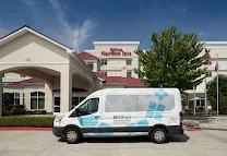 Free shuttle within a five-mile radius