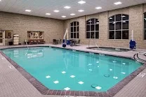 Indoor pool and whirlpool tubs