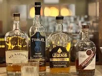 Extensive whiskey selection with expert bartenders