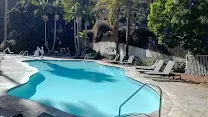 Heated outdoor pool