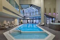Indoor pool and full-service spa