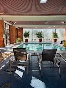Outdoor pool for guest relaxation