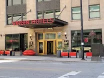 Old Dearborn Bank Building with terracotta facade