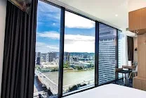 Range of room types with city or river views