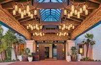 Spanish restaurant on property