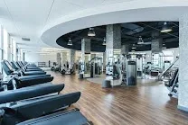 Large, well-equipped fitness center