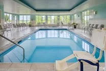 Indoor pool and hot tub
