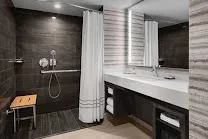 Modern bathrooms with high-quality shower fixtures