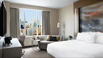 Modern, spacious rooms with river views