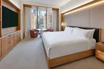 Calm, polished aesthetic with standout lighting