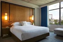 Boutique hotel with original artwork and open spaces