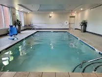 Indoor pool and gym facilities